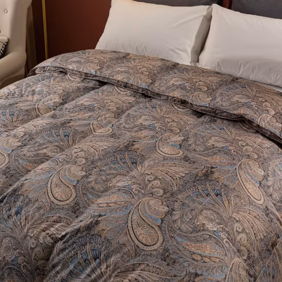 Manufacturer Luxury Duck Down Quilt, Wholesale Duck Feather Quilt Insert, Premium Quality Home Bed Down Quilt, Custom Printed Design Down Quilt