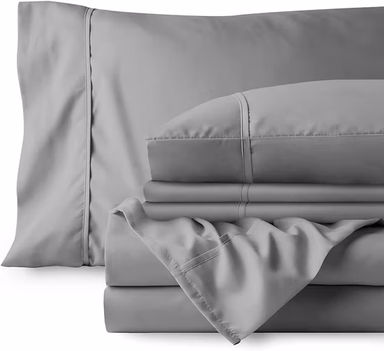 Basic Customization Brushed Microfiber 1800 Bedding Bed Sheet Set