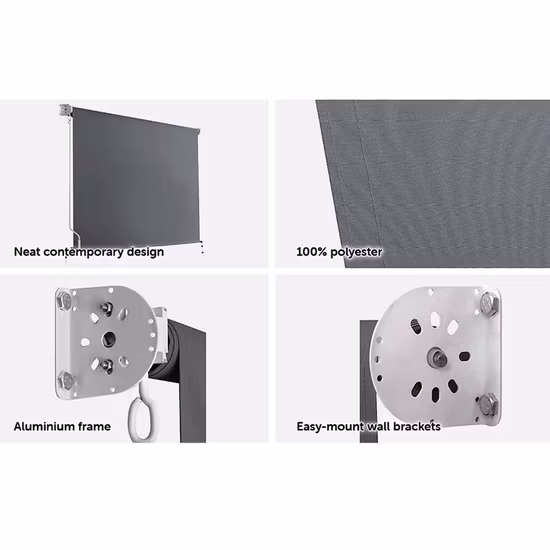 Fenstervorhänge aus Lindenholz und Kunstholz als Jalousien und Jalousien